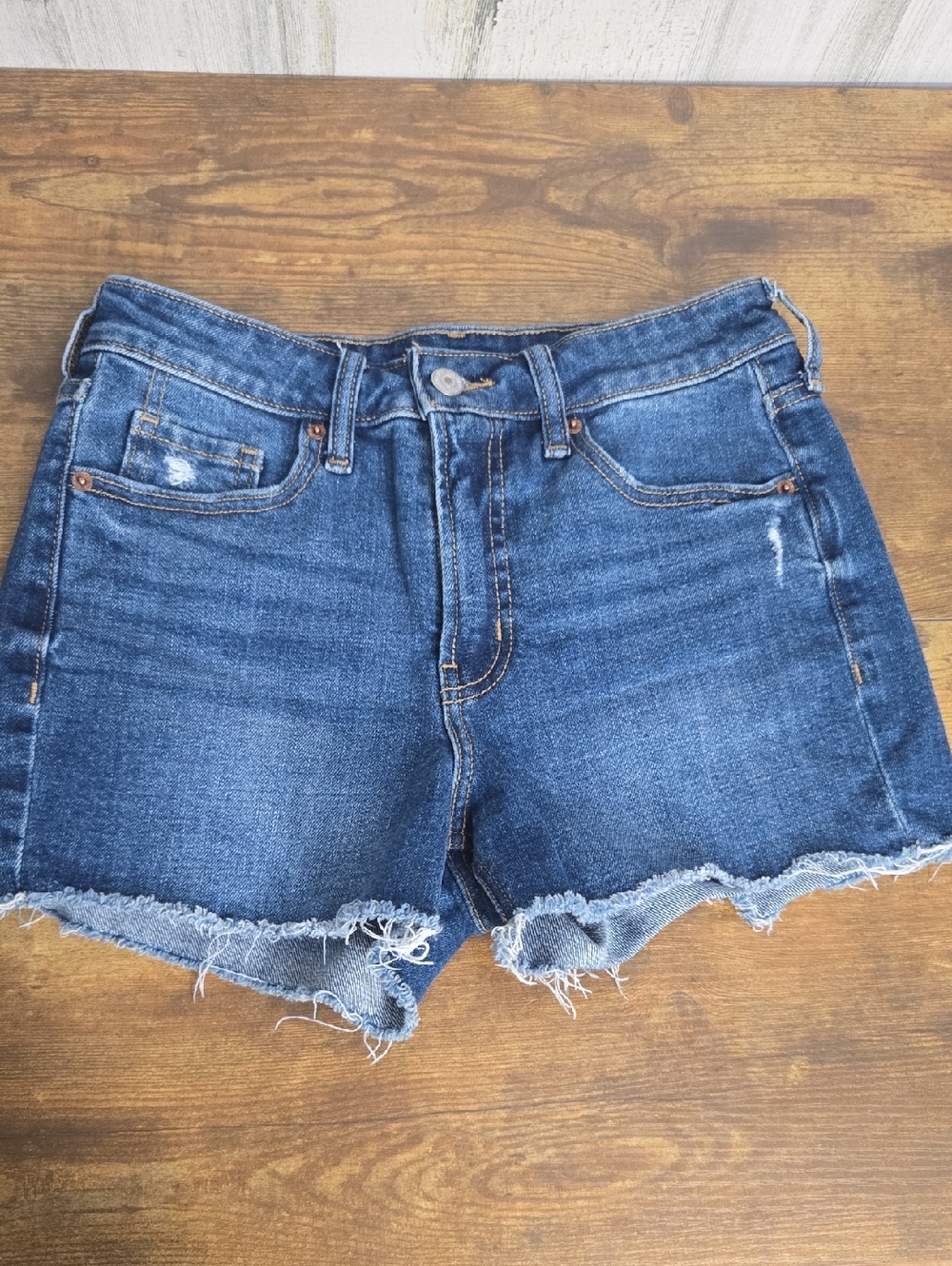 old navy distressed jean shorts